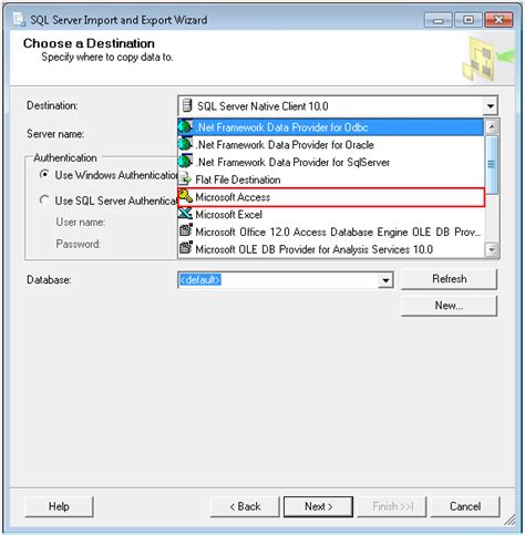 Convert Access Database to SQL に対する画像結果