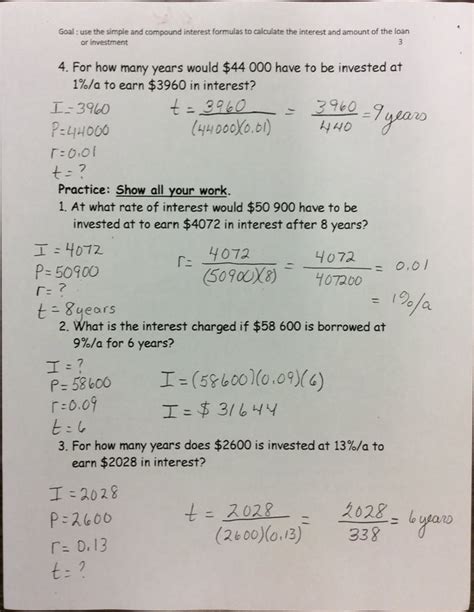 Image result for Simple Interest Problems with Solutions PDF