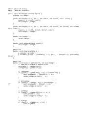 Toradh íomhá ar Rectangle Java