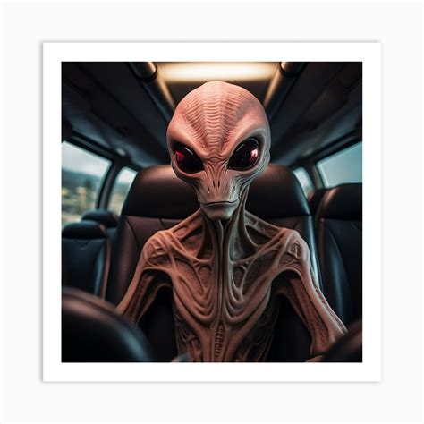 Image result for Alien Driving a Car