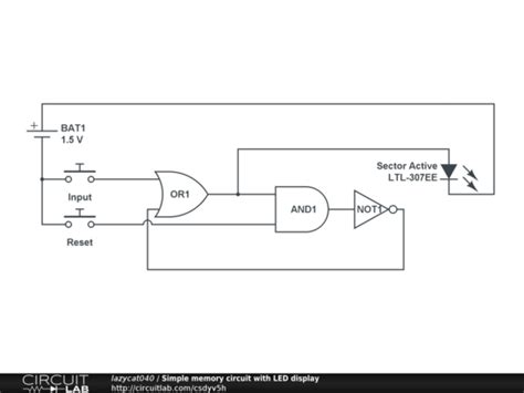 Toradh íomhá ar Simple Computer Memory Circuit