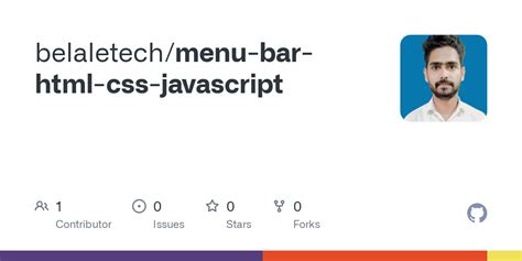 Image result for Menu Bar in HTML Code
