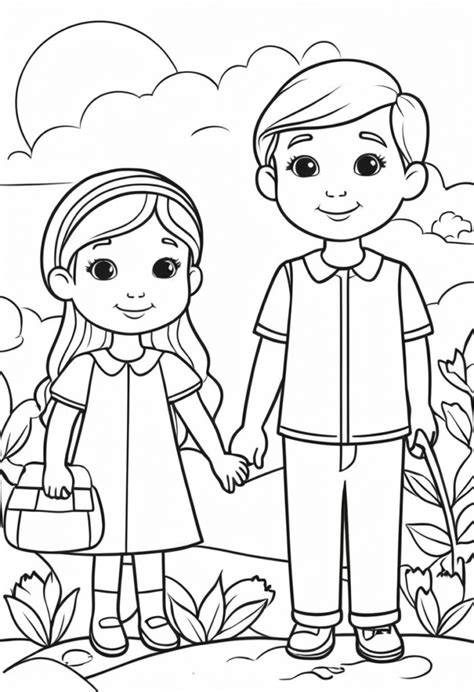 Image result for Image of a Person for Kids Coloring