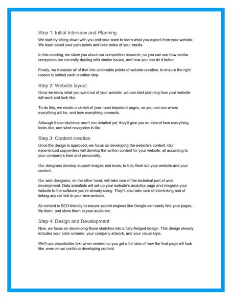 Web Application Development Proposal Template に対する画像結果