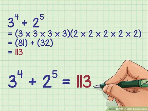 Afbeeldingsresultaten voor Addition of Exponents
