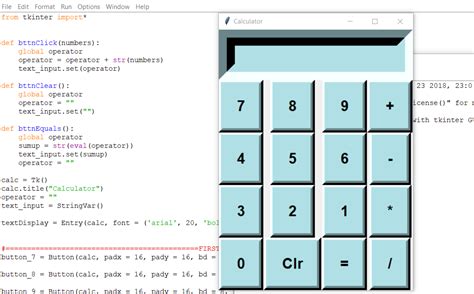 Toradh íomhá ar Calculator Programming Python
