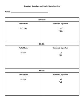 Standard Algorithm Practice に対する画像結果
