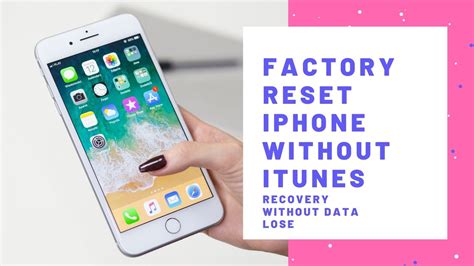 Reset iPhone without iTunes に対する画像結果