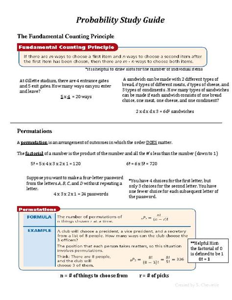 Probability Grade 7 Study Guide に対する画像結果