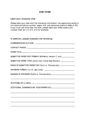 Image result for Sign Form Form Disk