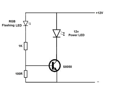 Image result for LED Follower Using Transistor