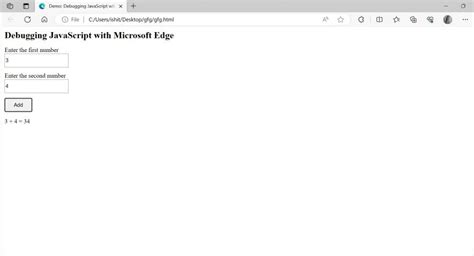 Image result for Debuggin JavaScript in Edge