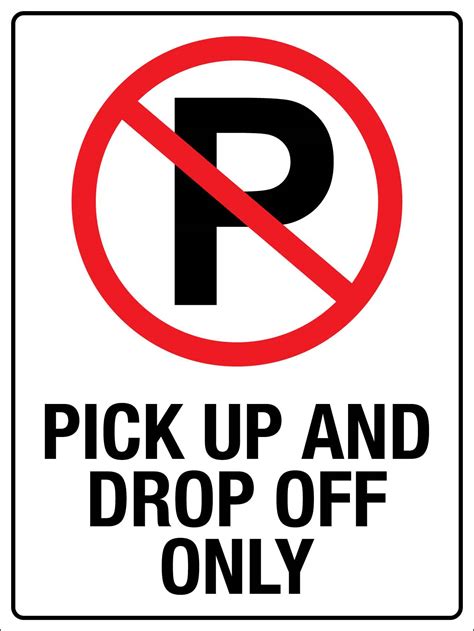 Image result for Employee Drop Off Sign
