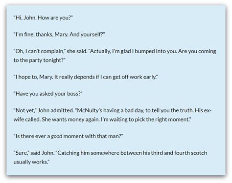 Example of Dialogue に対する画像結果