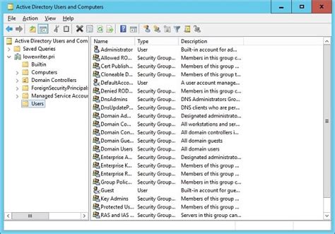 Afbeeldingsresultaten voor Active Directory Manager Windows Server