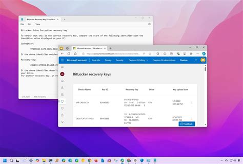Résultat d’images pour BitLocker Recovery Key Screen
