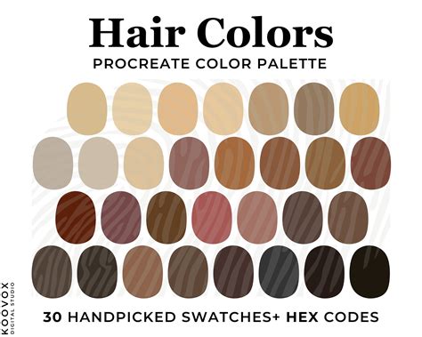 Afbeeldingsresultaten voor Basic Hair Color Chart Hex
