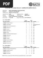 Image result for Transcript Sample Civil Engineering