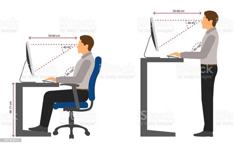 Image result for Human Using Computer in Standing Position