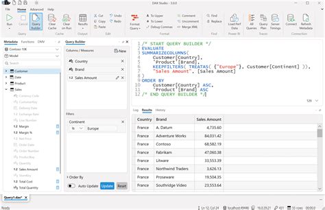 Toradh íomhá ar Relationdb Query Example Code