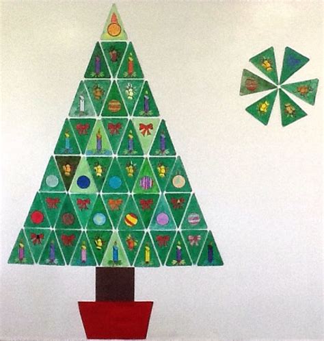 Afbeeldingsresultaten voor Christmas Tree Triangle Activity