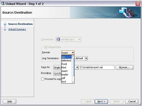 Toradh íomhá ar Export Result of Query in SQL Developer