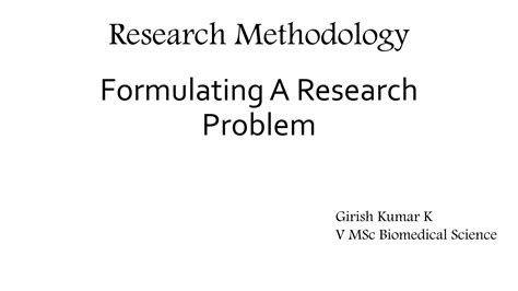 Problem Formulation in Research Methodology に対する画像結果