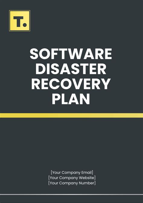 IT Disaster Recovery Plan Example に対する画像結果