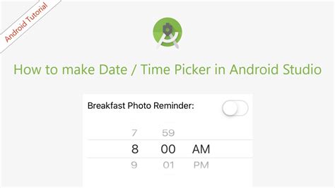 Image result for How to Create Time and Date Picker in Android with Step