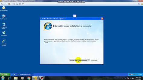 Toradh íomhá ar Internet Explorer 8 Windows XP