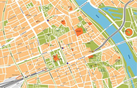 Image result for Warsaw City Map