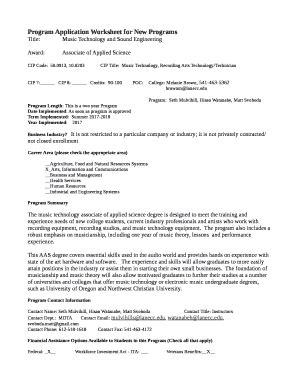 Image result for Application Program Worksheet