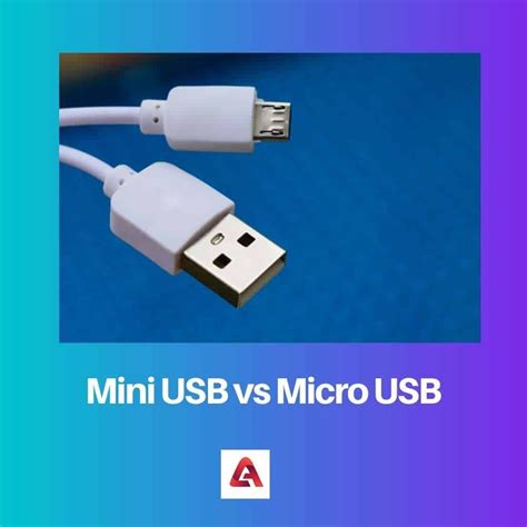Toradh íomhá ar Mini USB vs Thunderbolt