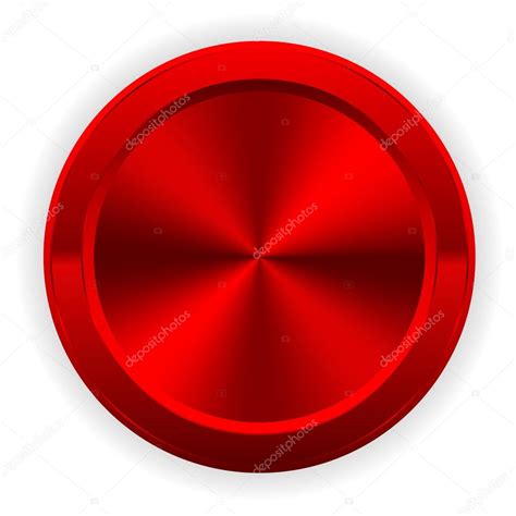 Image result for Mettalic Red Button