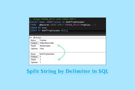 String Split SQL に対する画像結果