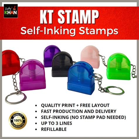 Image result for Key Ring in Color Self-Inking Stamp