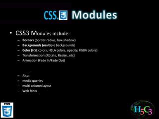 Image result for CSS3 Modules