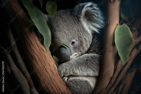 Koala Sitting in Tree No Background に対する画像結果