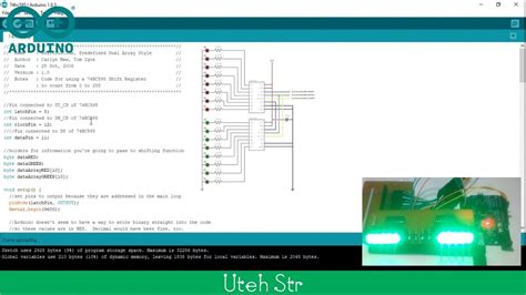 Arduino 74HC595 16 LED に対する画像結果
