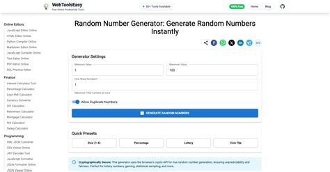 Image result for Random Number Generator Easy