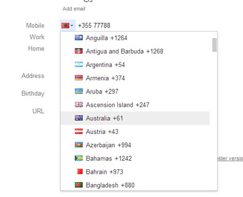 International Phone Number Drop Down Example に対する画像結果