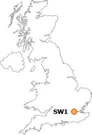 SW1 Postcode Map に対する画像結果