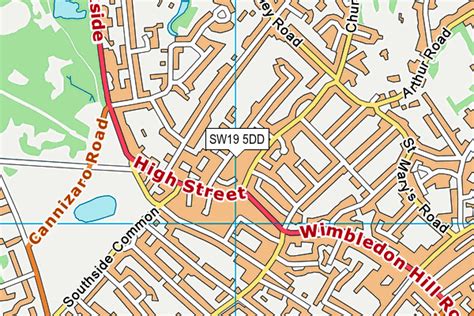 SW19 Postcode Map に対する画像結果