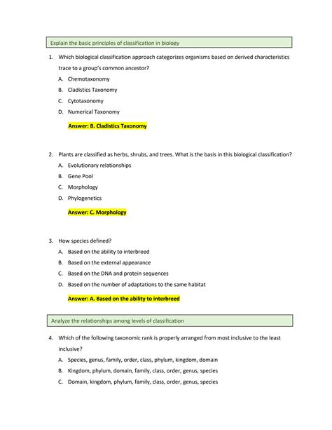 Image result for Principles of Classification Acronym