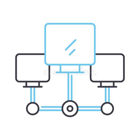 Toradh íomhá ar Simple Network Line Image
