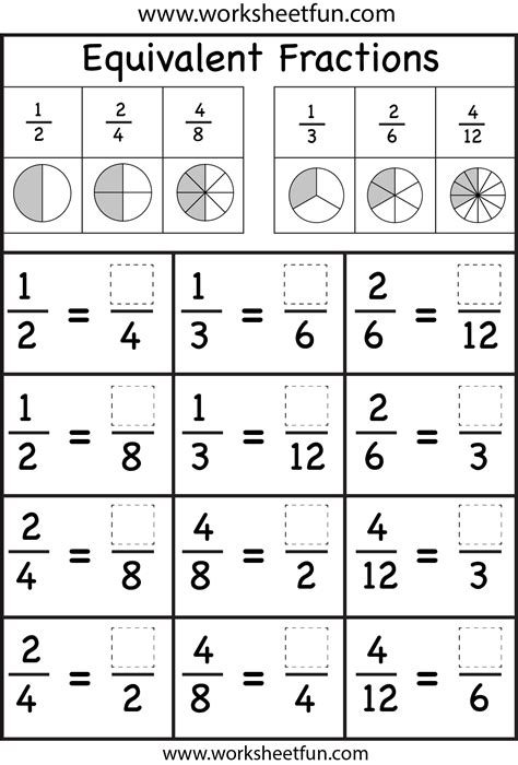 Afbeeldingsresultaten voor 3rd Grade Math Worksheets Fractions