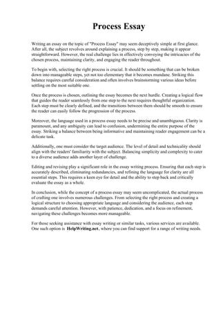 Process Essay に対する画像結果