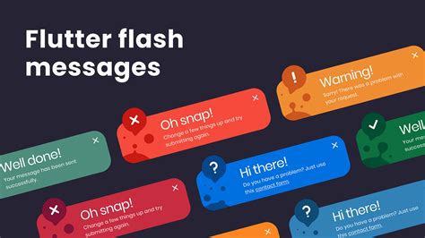 Image result for Flutter Error Message Like Notification