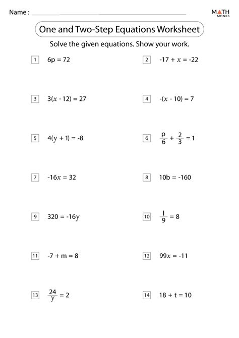 Toradh íomhá ar Solving One-Step Equations