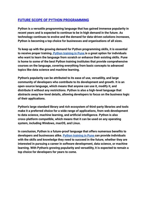 Image result for Programming in Python Future Scope